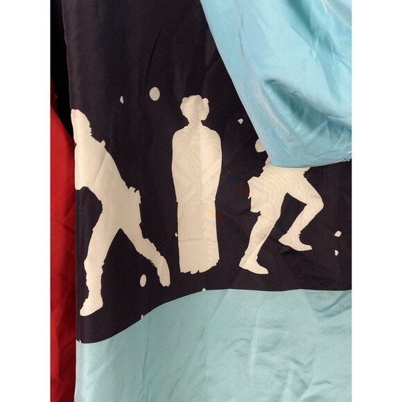 Disney Parks Star Wars Windbreaker Jacket Mens Large Colorful Retro Hooded Sz S - Picture 12 of 14